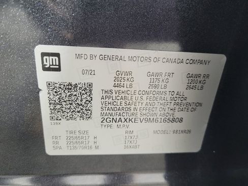 Used 2021 Chevrolet Equinox LT FWD image 33
