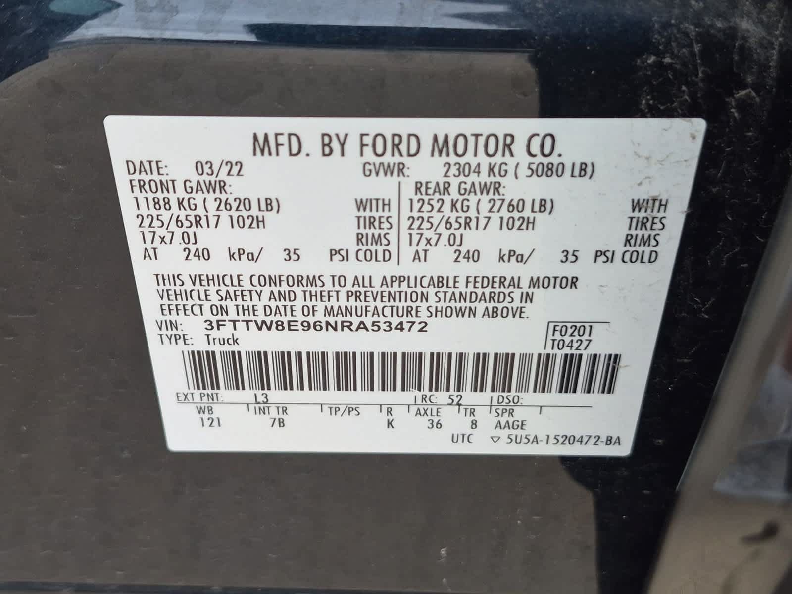 Certified 2022 Ford Maverick XLT FWD image 31