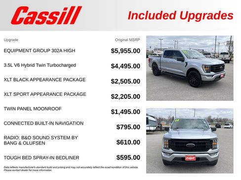 Used 2022 Ford F150 XLT w/ Equipment Group 302A High image 33