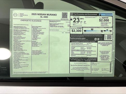 New 2025 Nissan Murano SL image 24