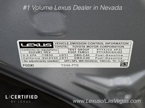 Certified 2023 Lexus RX 500h F Sport w/ Cold Area Package AWD/4WD image 28