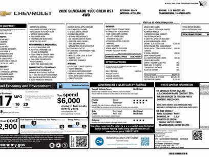 New 2026 Chevrolet Silverado 1500 RST w/ Rally Edition