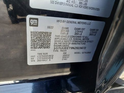 Used 2022 GMC Sierra 1500 AT4 w/ AT4 Preferred Package image 36