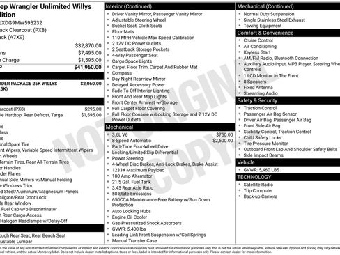 Used 2021 Jeep Wrangler Unlimited Sport image 4