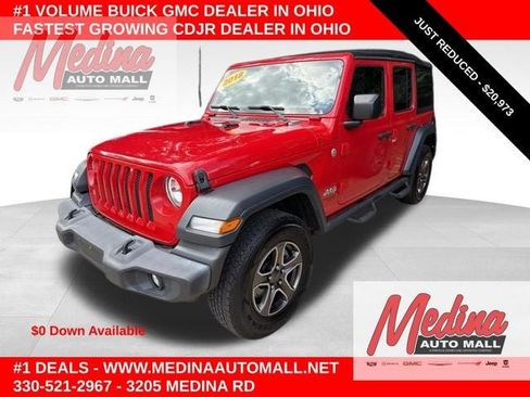 Used 2018 Jeep Wrangler Unlimited Sport S AWD/4WD image 1