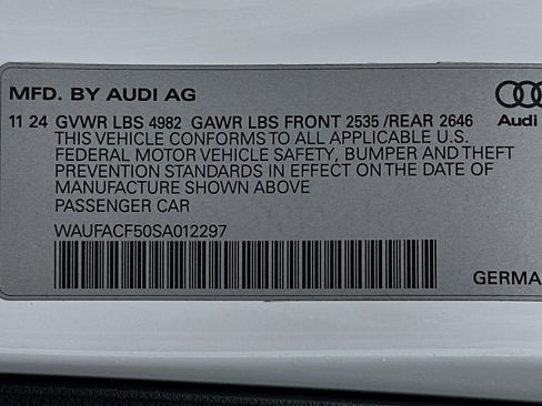 Used 2025 Audi A5 2.0T Premium Plus w/ Premium Plus image 24