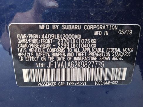 Used 2019 Subaru WRX image 21