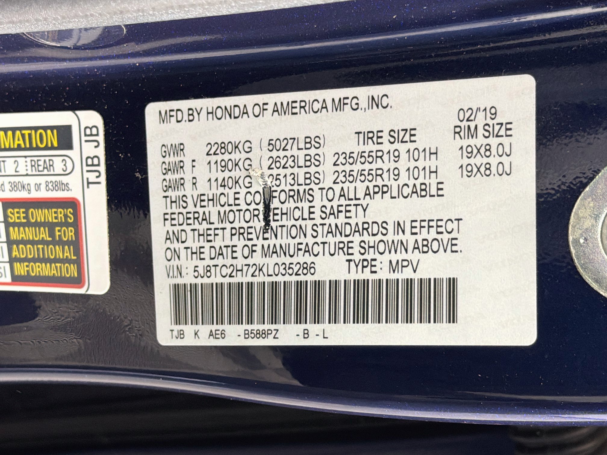 Used 2019 Acura RDX w/ Advance Package AWD/4WD image 12