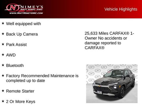 Used 2025 Chevrolet TrailBlazer LT AWD/4WD image 5
