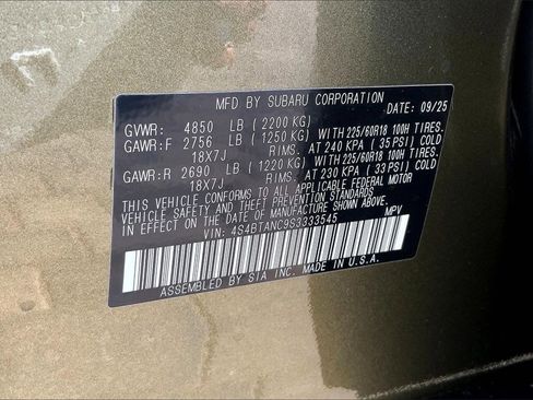 New 2025 Subaru Outback Limited image 8