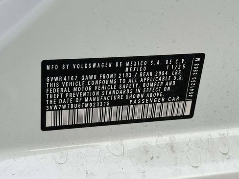 New 2026 Volkswagen Jetta SE image 16