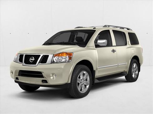 Used 2015 Nissan Armada Platinum w/ 2nd Row Captain Seat Package RWD image 1