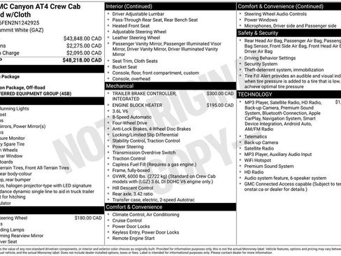 Used 2022 GMC Canyon AT4 AWD/4WD image 1