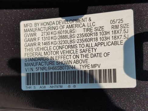 Used 2025 Honda Odyssey EX-L image 40