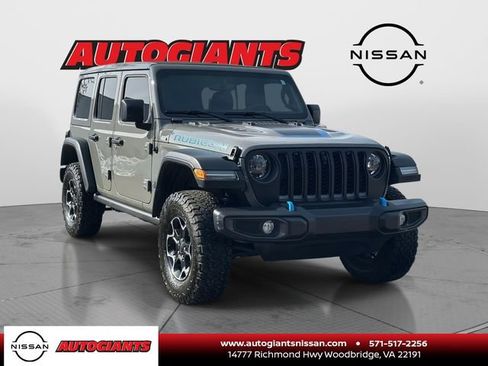 Used 2023 Jeep Wrangler Unlimited Rubicon 4xe w/ Cold Weather Group image 1