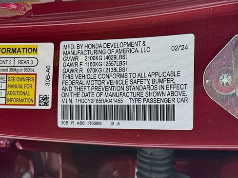 Used 2024 Honda Accord EX-L image 35