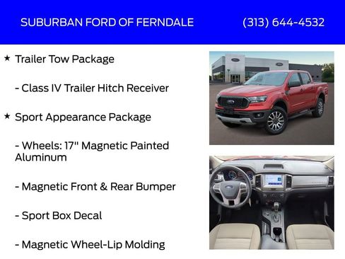 Used 2019 Ford Ranger XLT w/ Equipment Group 302A Luxury image 4