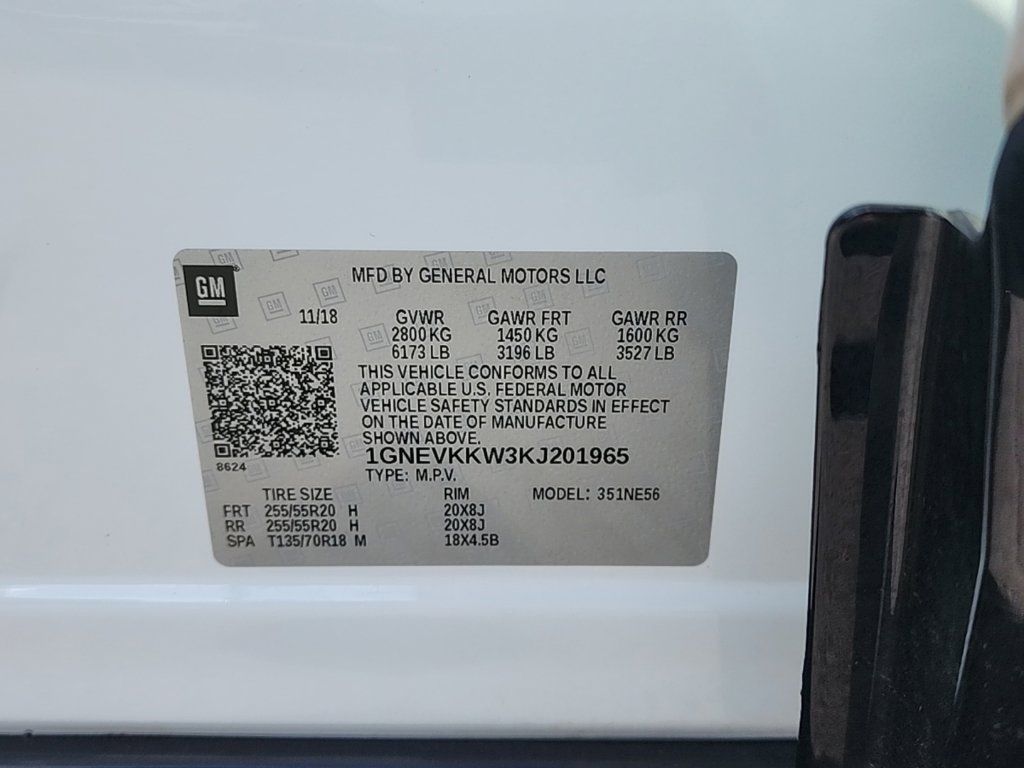 Used 2019 Chevrolet Traverse Premier w/ Redline Edition AWD/4WD image 30