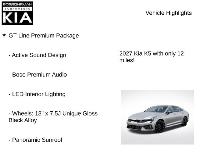 New 2027 Kia K5 GT-Line AWD/4WD image 7
