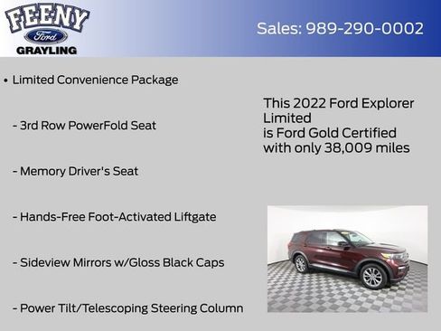 Certified 2022 Ford Explorer Limited image 8