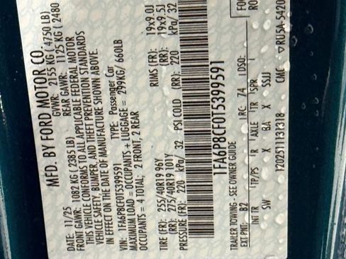 New 2026 Ford Mustang GT Premium w/ GT Performance Package image 34