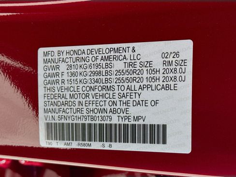 New 2026 Honda Pilot Touring image 39