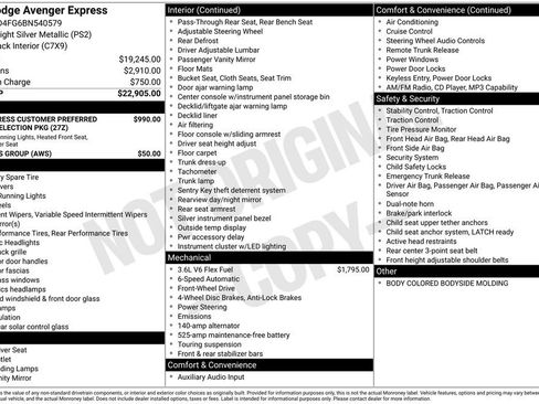 Used 2011 Dodge Avenger Express FWD image 3