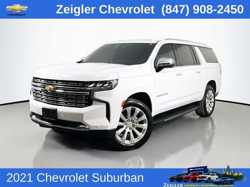 Used 2021 Chevrolet Suburban Premier w/ Premium Package AWD/4WD image 1