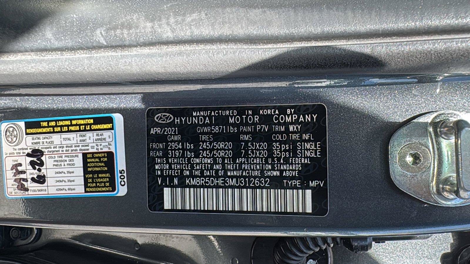 Used 2021 Hyundai Palisade Limited AWD/4WD image 21