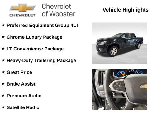 Used 2018 Chevrolet Colorado LT w/ Luxury Package, Chrome AWD/4WD image 2