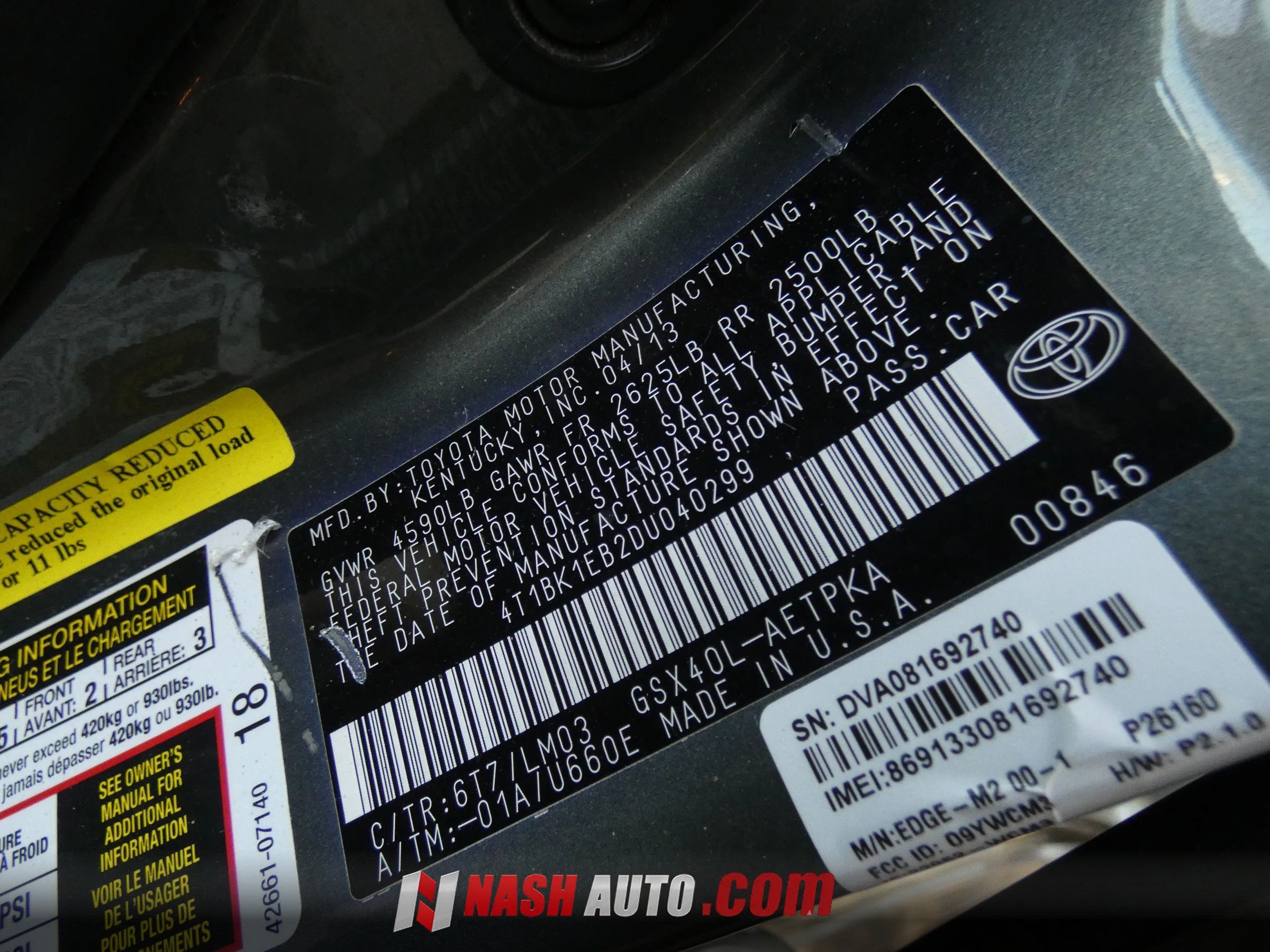 Used 2013 Toyota Avalon Limited FWD image 45