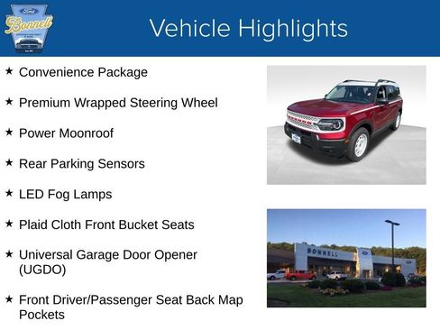New 2025 Ford Bronco Sport Heritage w/ Convenience Package image 5