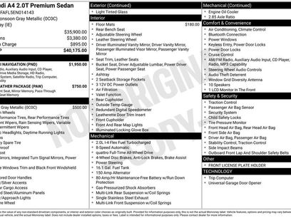 Used 2014 Audi A4 2.0T Premium w/ Audi MMI Navigation