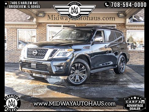 Used 2019 Nissan Armada Platinum w/ Captain's Chairs Package image 1
