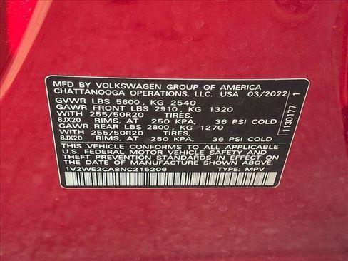 Used 2022 Volkswagen Atlas Cross Sport SE FWD image 15