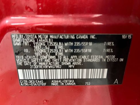 Used 2015 Toyota RAV4 Limited w/ Technology Package image 28