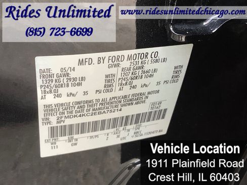 Used 2014 Ford Edge Limited image 23
