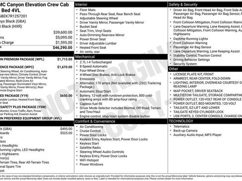 Used 2024 GMC Canyon Elevation w/ Elevation Premium Package image 41