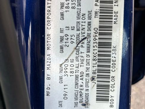 Used 2012 MAZDA MAZDA3 i Touring image 29