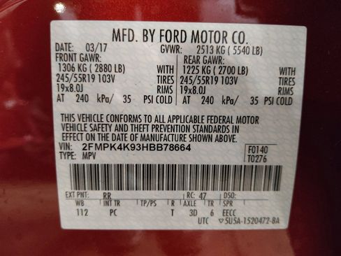 Used 2017 Ford Edge Titanium w/ Equipment Group 302A AWD/4WD image 33