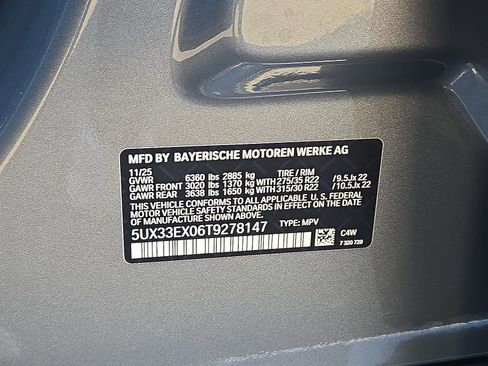 New 2026 BMW X6 xDrive40i w/ Climate Comfort Package image 10