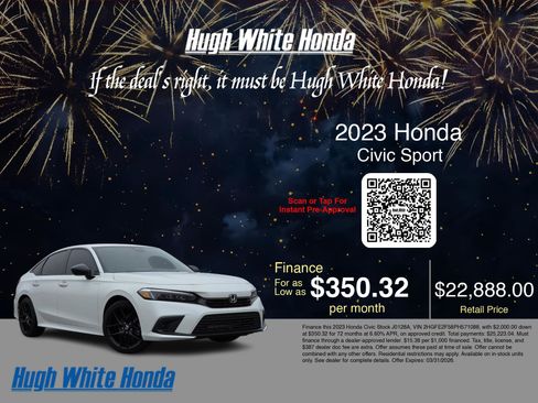 Used 2023 Honda Civic Sport image 3