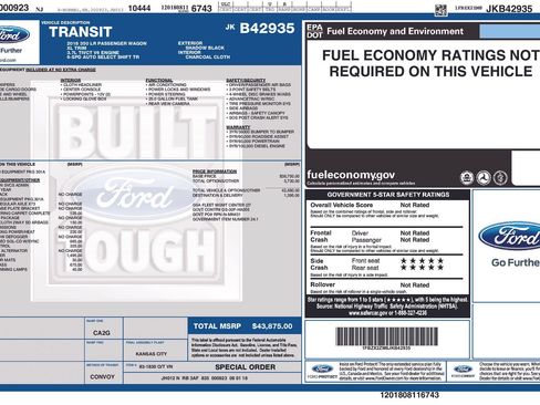 Used 2018 Ford Transit 350 XL RWD image 2