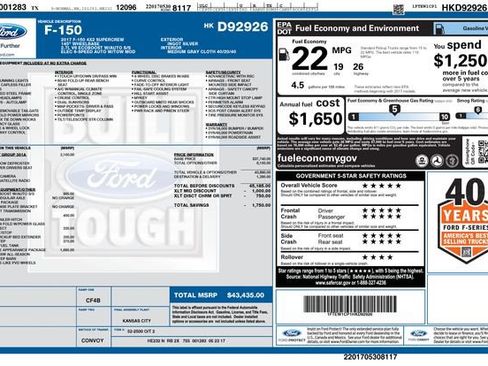 Used 2017 Ford F150 XLT w/ Equipment Group 301A Mid image 37