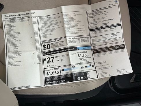 Used 2022 BMW 228i xDrive Gran Coupe w/ Convenience Package image 4