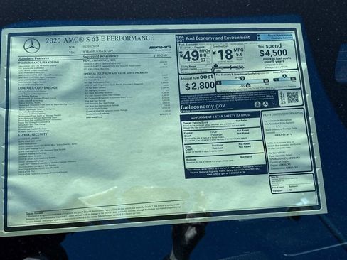 New 2025 Mercedes-Benz S 63 AMG S image 9