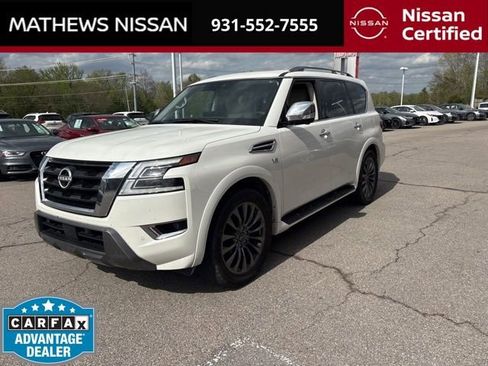 Certified 2021 Nissan Armada Platinum image 1