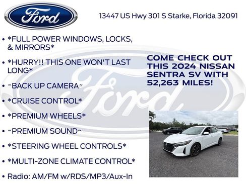 Used 2024 Nissan Sentra SV FWD image 12