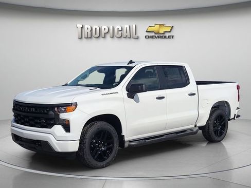 New 2026 Chevrolet Silverado 1500 Custom w/ Turbomax Blackout Package image 1