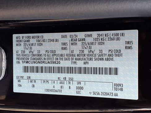 Used 2024 Ford Escape Active w/ Tech Pack #2 AWD/4WD image 23